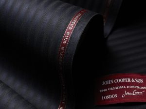 John Harding　ジョンハーディング　コート　ロングコート　英国製　カシミヤ　ネイビー　メンズ　サイズ M　上着【ブランドギャラリー千林店】
