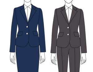 女性新入社員・新社会人のレディーススーツの色はネイビーまたはグレー