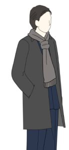 スーツに合うマフラーはどう選ぶ？上品な印象を与える巻き方を紹介、スーツにマフラーを合わせる際の基礎知識