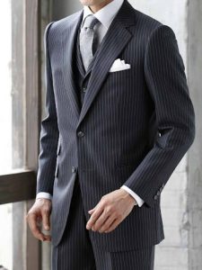 スーツに合わせるサスペンダーの選び方!付け方と着こなし例を紹介、シーン別!シーン別!メンズスーツと合わせる際の着こなし方、スリーピーススーツ