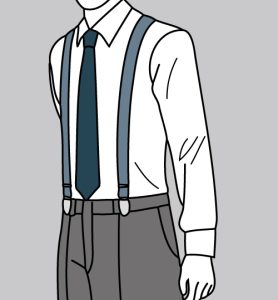 スーツに合わせるサスペンダーの選び方!付け方と着こなし例を紹介、スーツにサスペンダーを合わせるメリット
