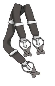 スーツに合わせるサスペンダーの選び方!付け方と着こなし例を紹介、スーツ×サスペンダーをおしゃれに着こなすコーデ例、柄物スーツは無地のサスペンダーで引き締める